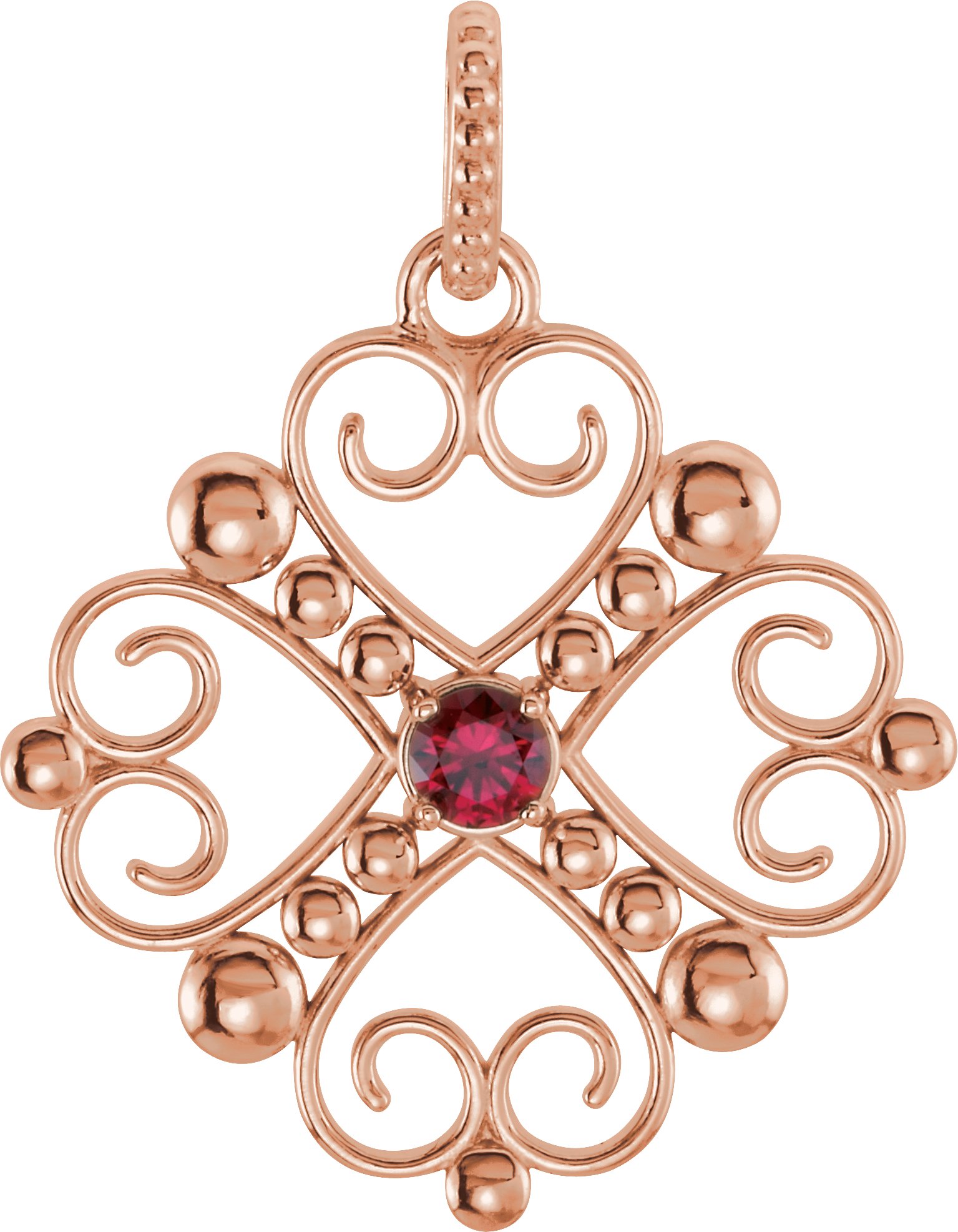 Family Heart Pendant