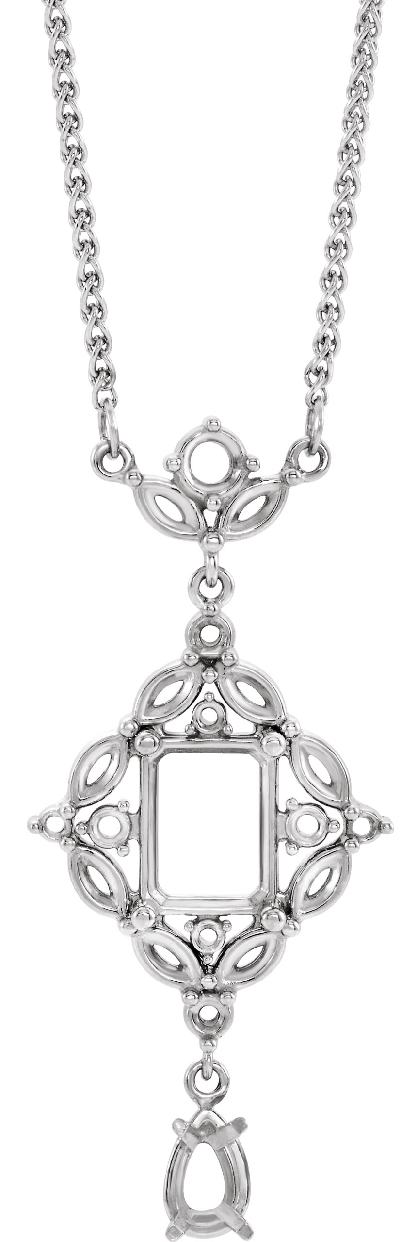 Halo-Style Necklace or Center