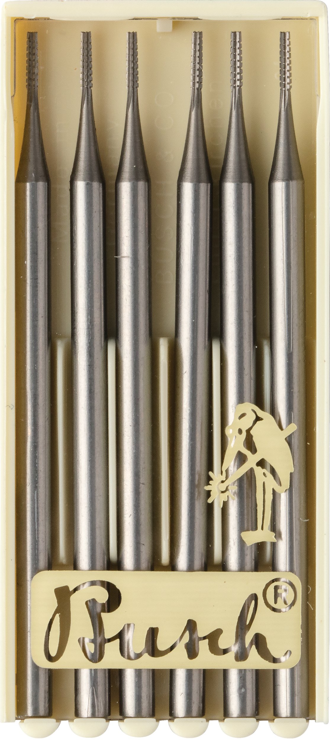 Busch® Square Cross Cut Cylinder Burs