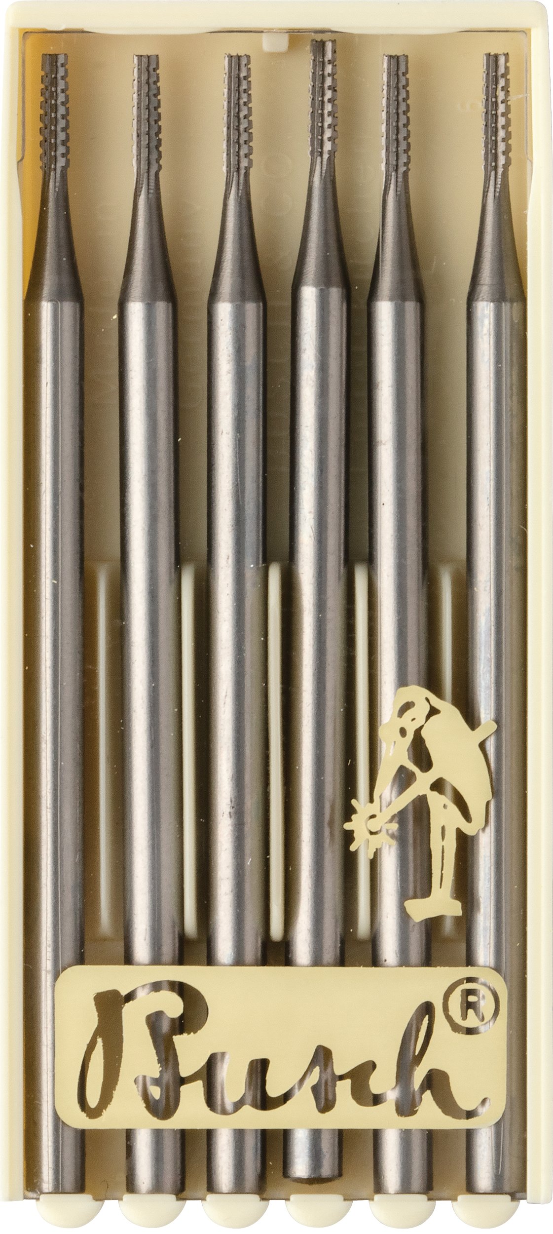 Busch® Square Cross Cut Cylinder Burs