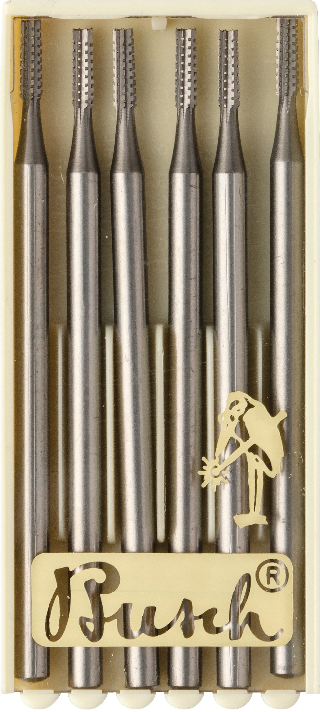 Busch® Square Cross Cut Cylinder Burs