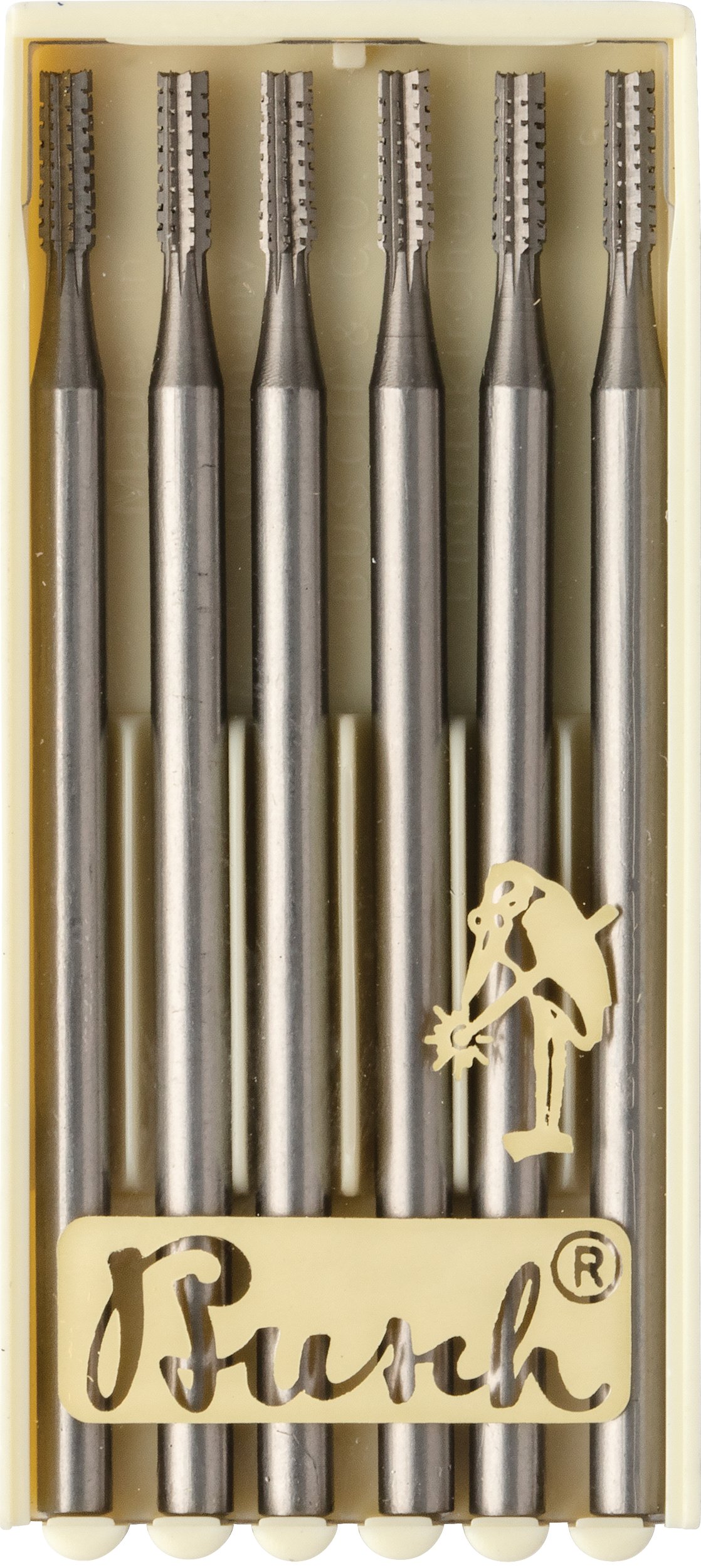 Busch® Square Cross Cut Cylinder Burs