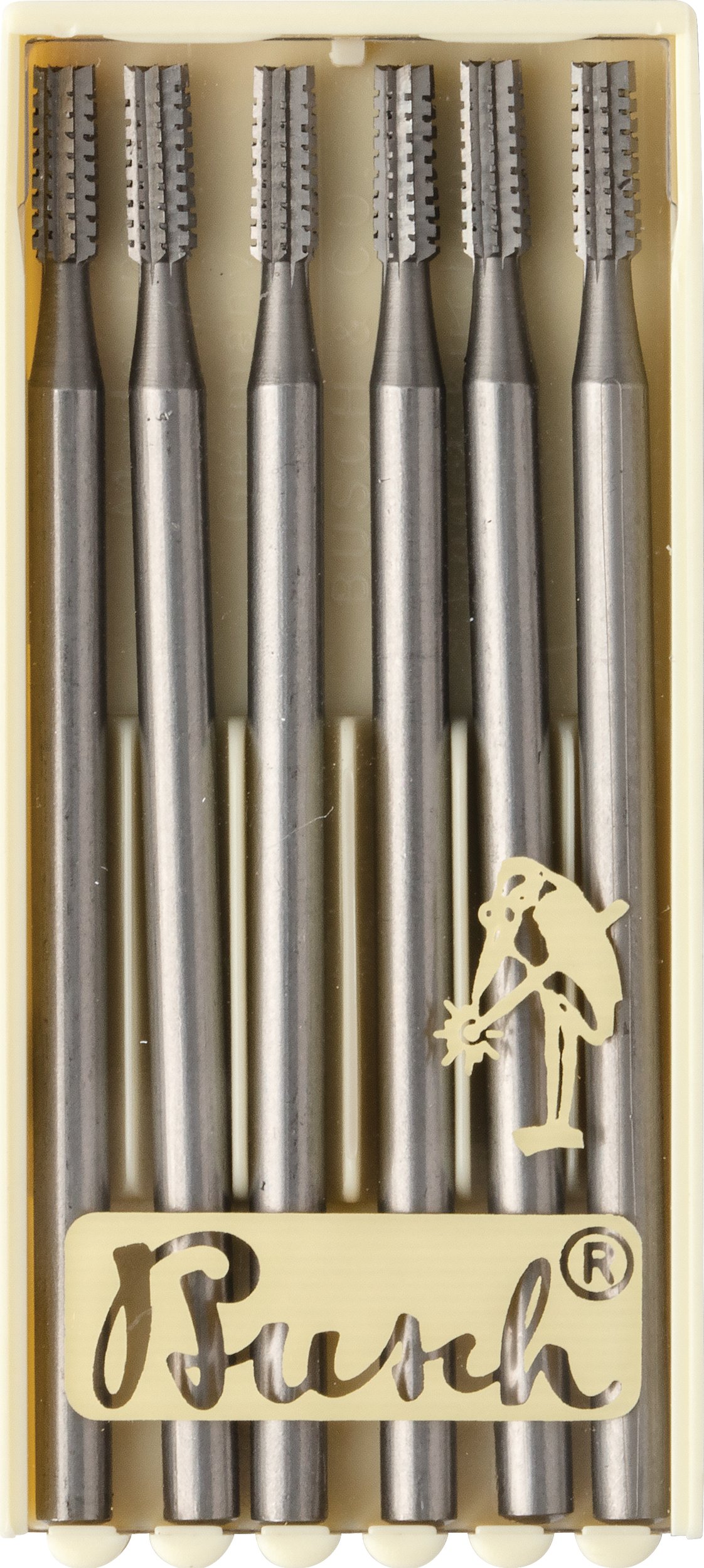 Busch® Square Cross Cut Cylinder Burs