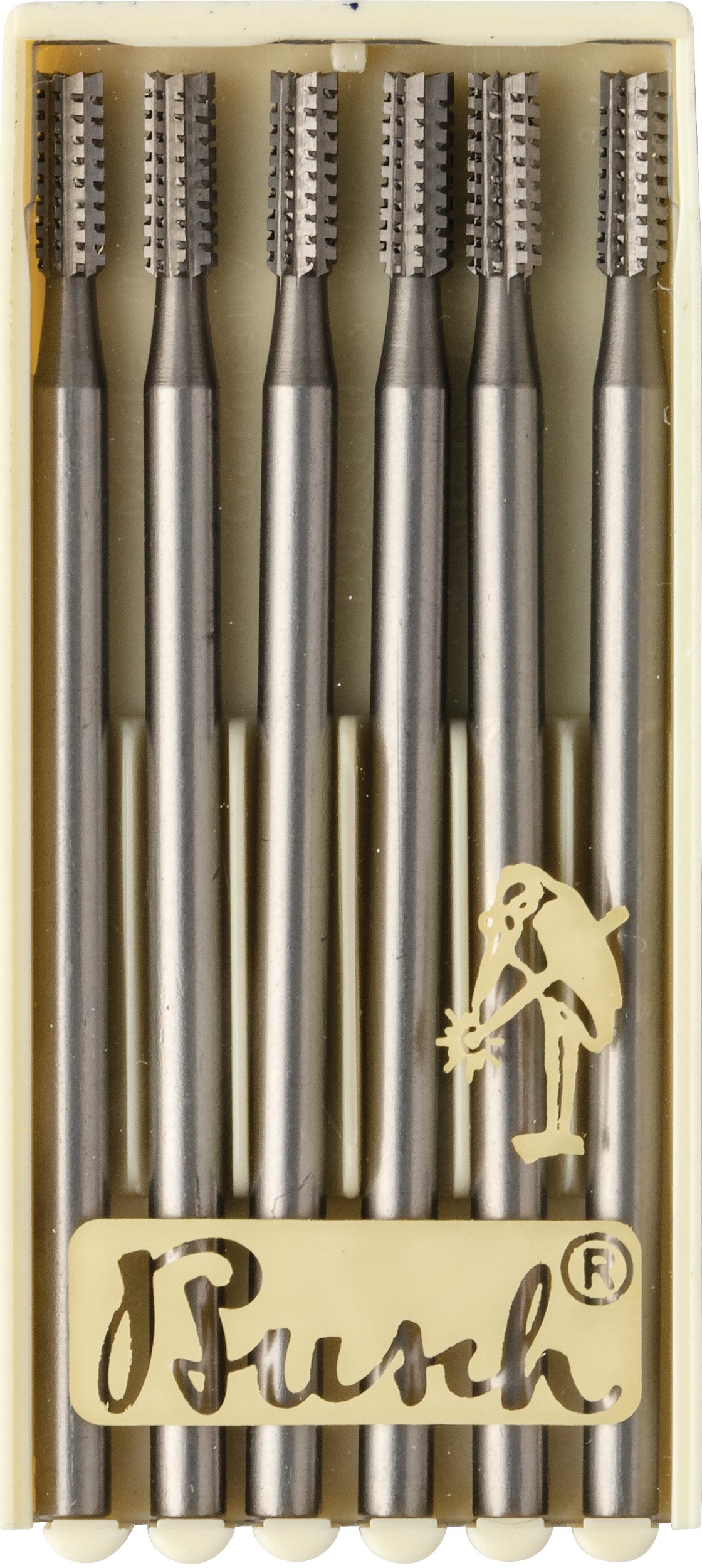 Busch® Square Cross Cut Cylinder Burs