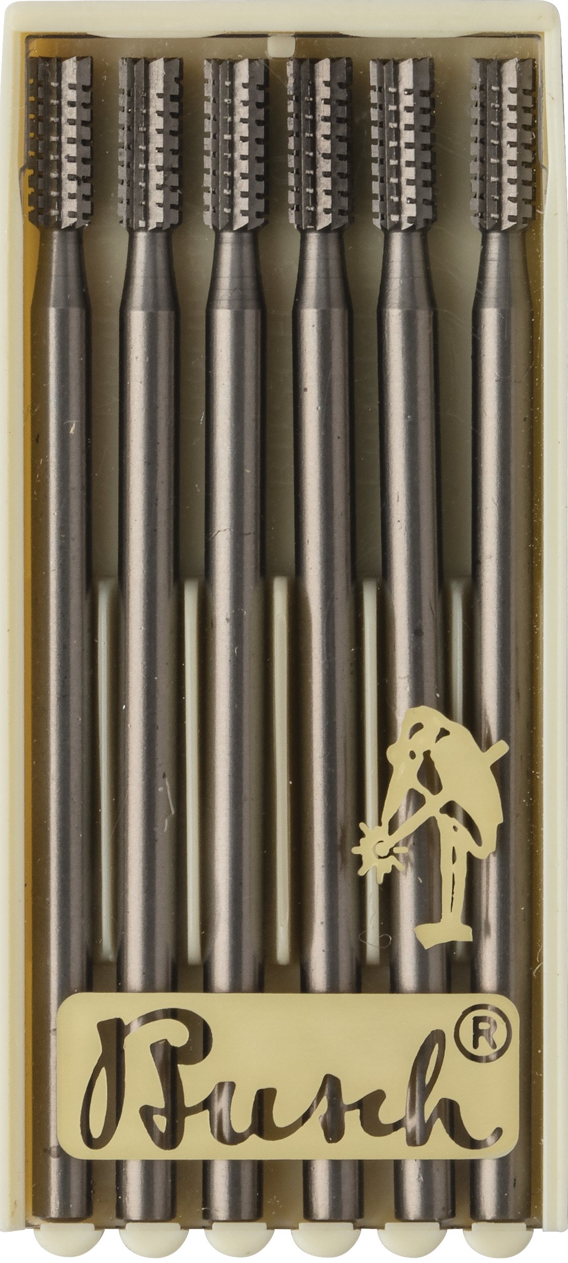 Busch® Square Cross Cut Cylinder Burs
