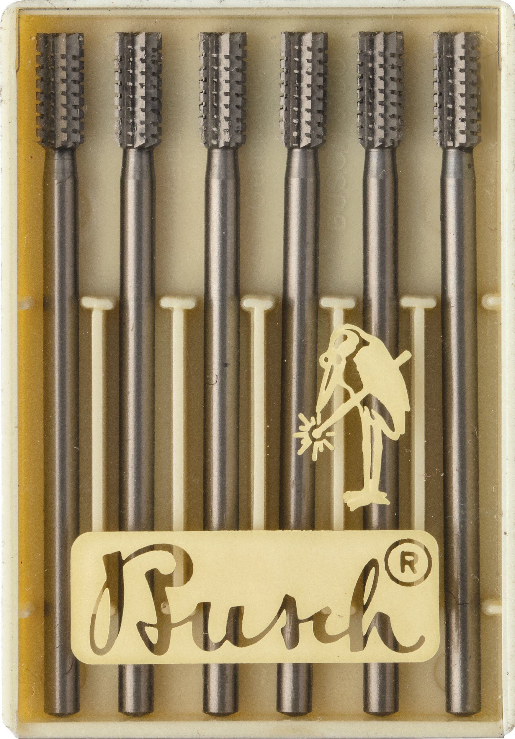 Busch® Square Cross Cut Cylinder Burs