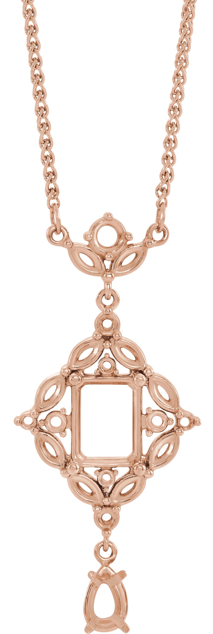 Halo-Style Necklace or Center