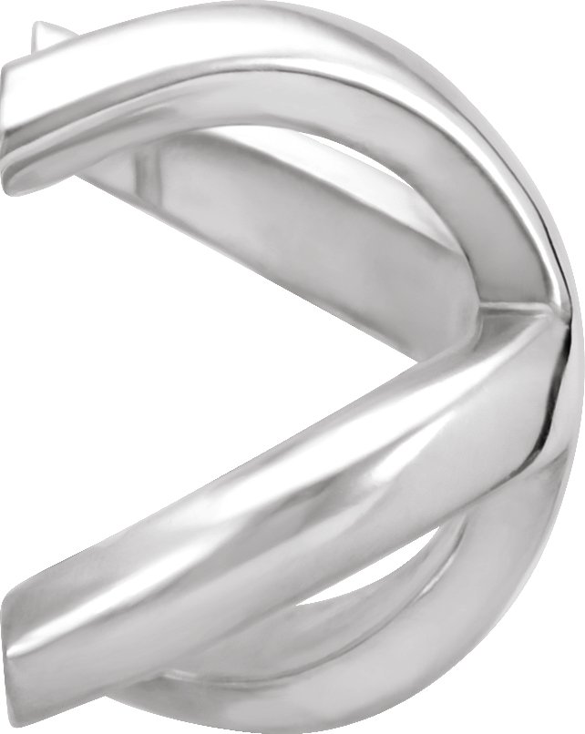 Round 4-Prong Twisted Earring Setting