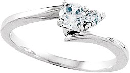 Accented Engagement Ring or Band