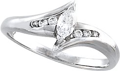 Platinum Diamond Engagement Ring with Matching Band Ref 459908