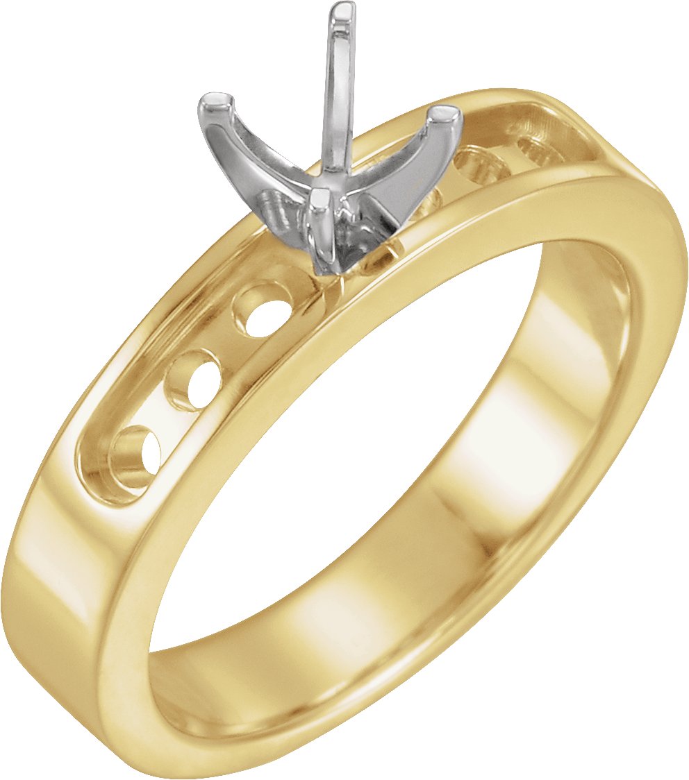 Engagement Ring, Base or Band Mounting