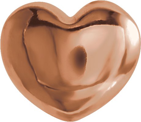 Puffed Heart Trim