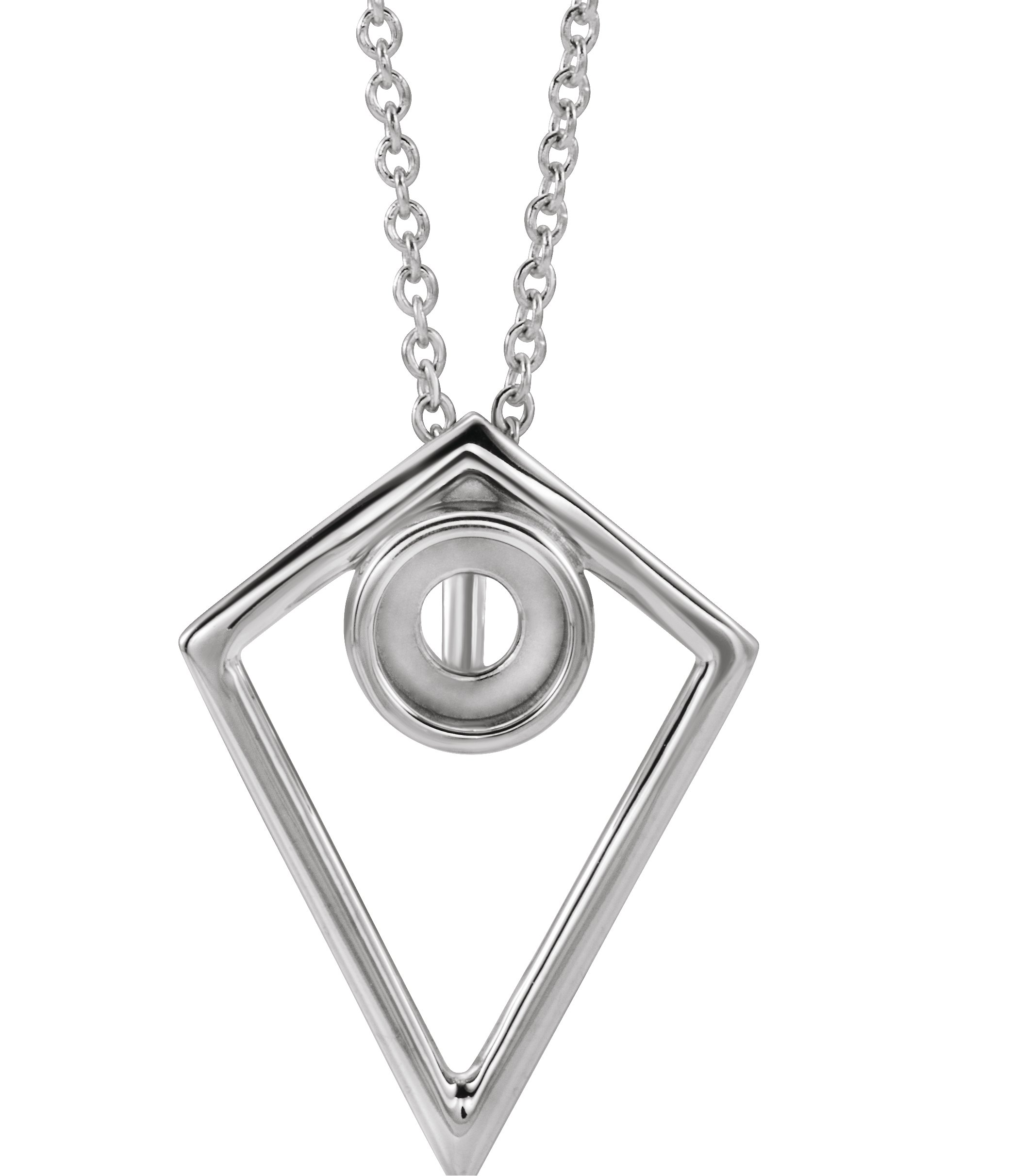 Cabochon Pyramid Necklace or Pendant