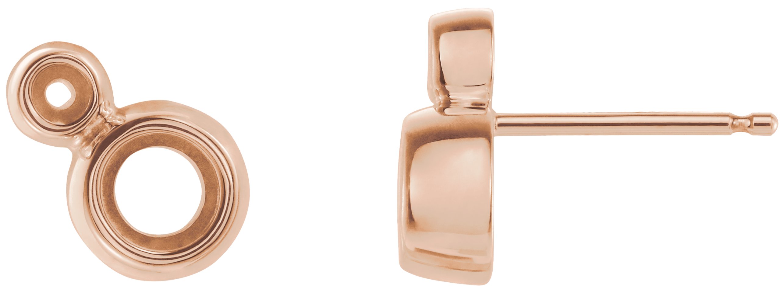 Accented Bezel-Set Earrings