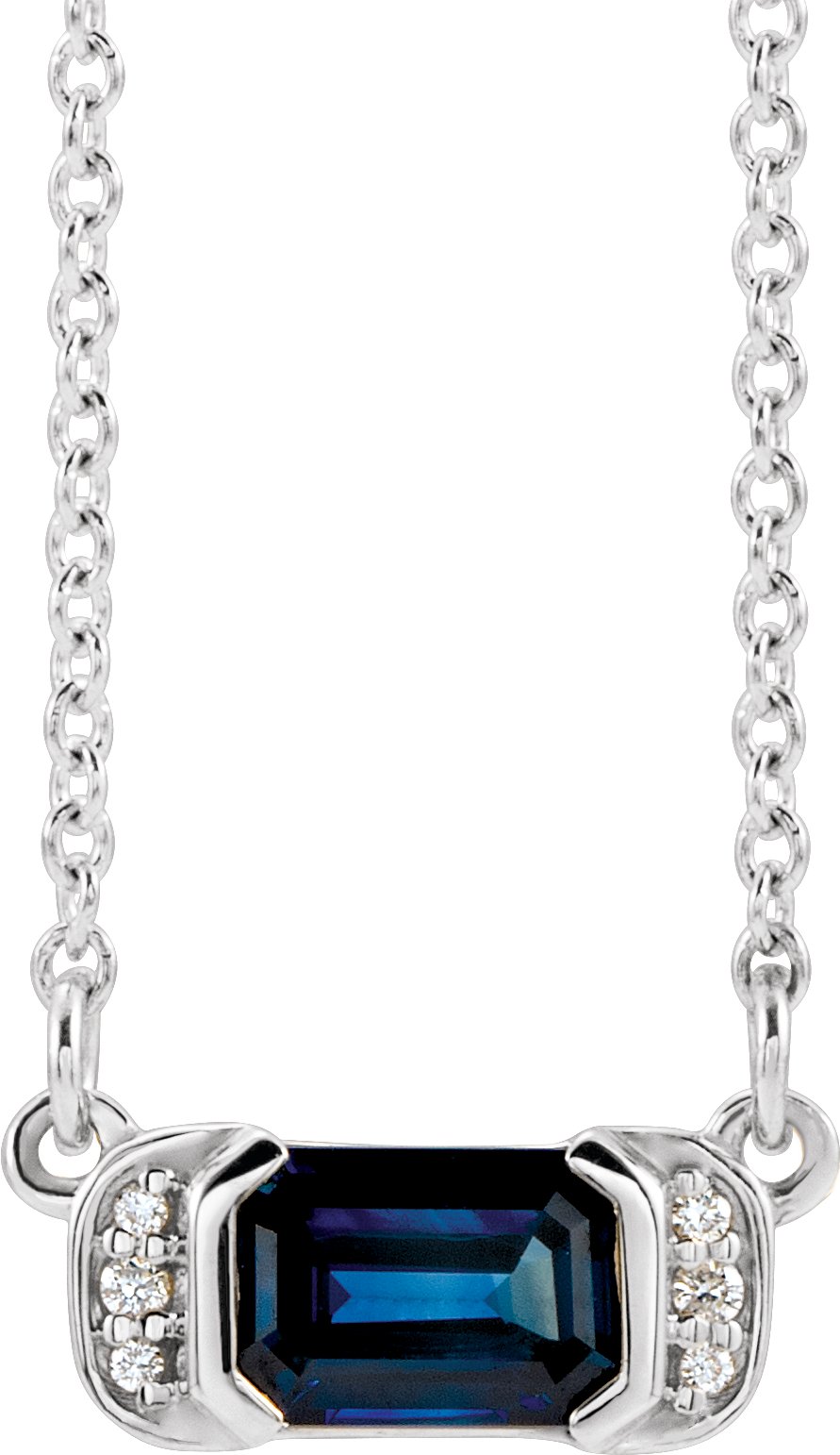 Accented Bar Necklace or Center