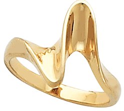 14K Yellow Freeform Ring