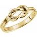 14K Yellow 6 mm Knot Ring