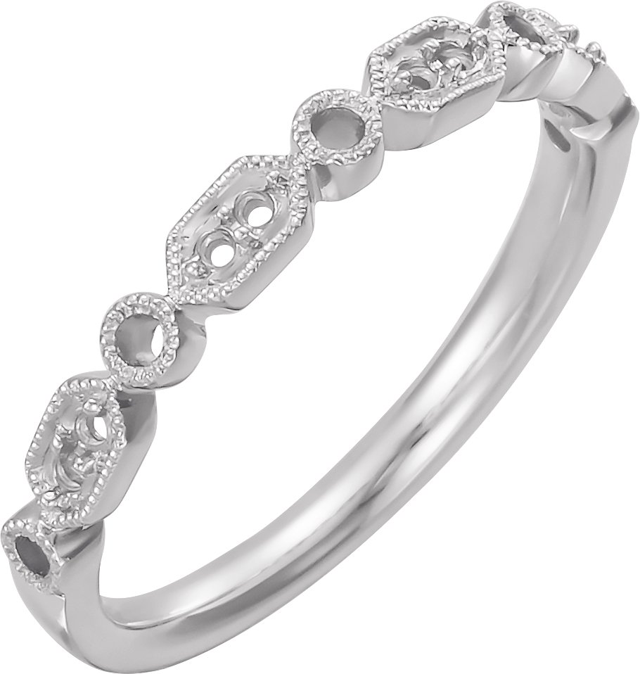 Accented Stackable Ring