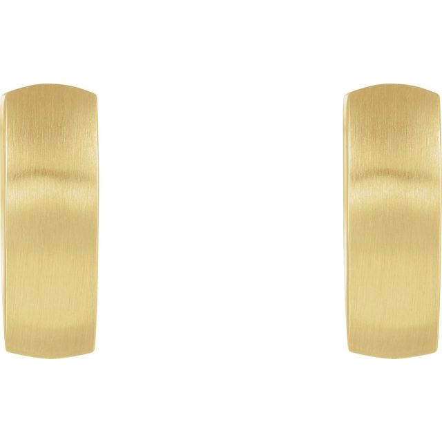 14K Yellow 17.5 mm Hinged Hoop Earrings