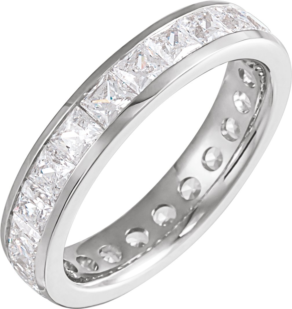 Platinum Diamond Eternity Anniversary Band 2.43 CTW Ref 934662