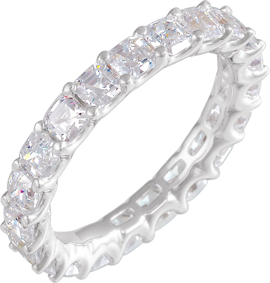 10K Rose Eternity Band Mounting Size 6