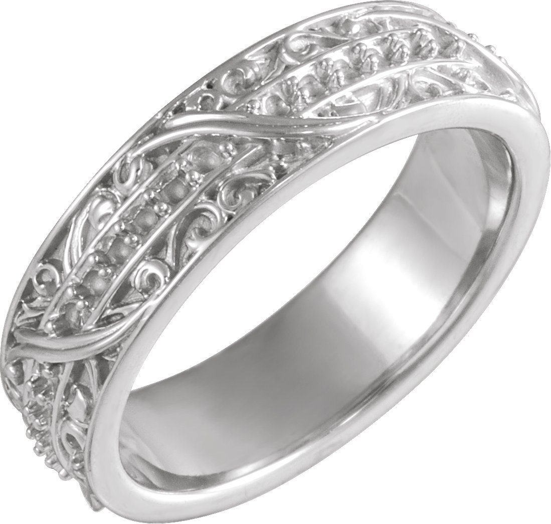 Sterling Silver Eternity Band Mounting Size 6