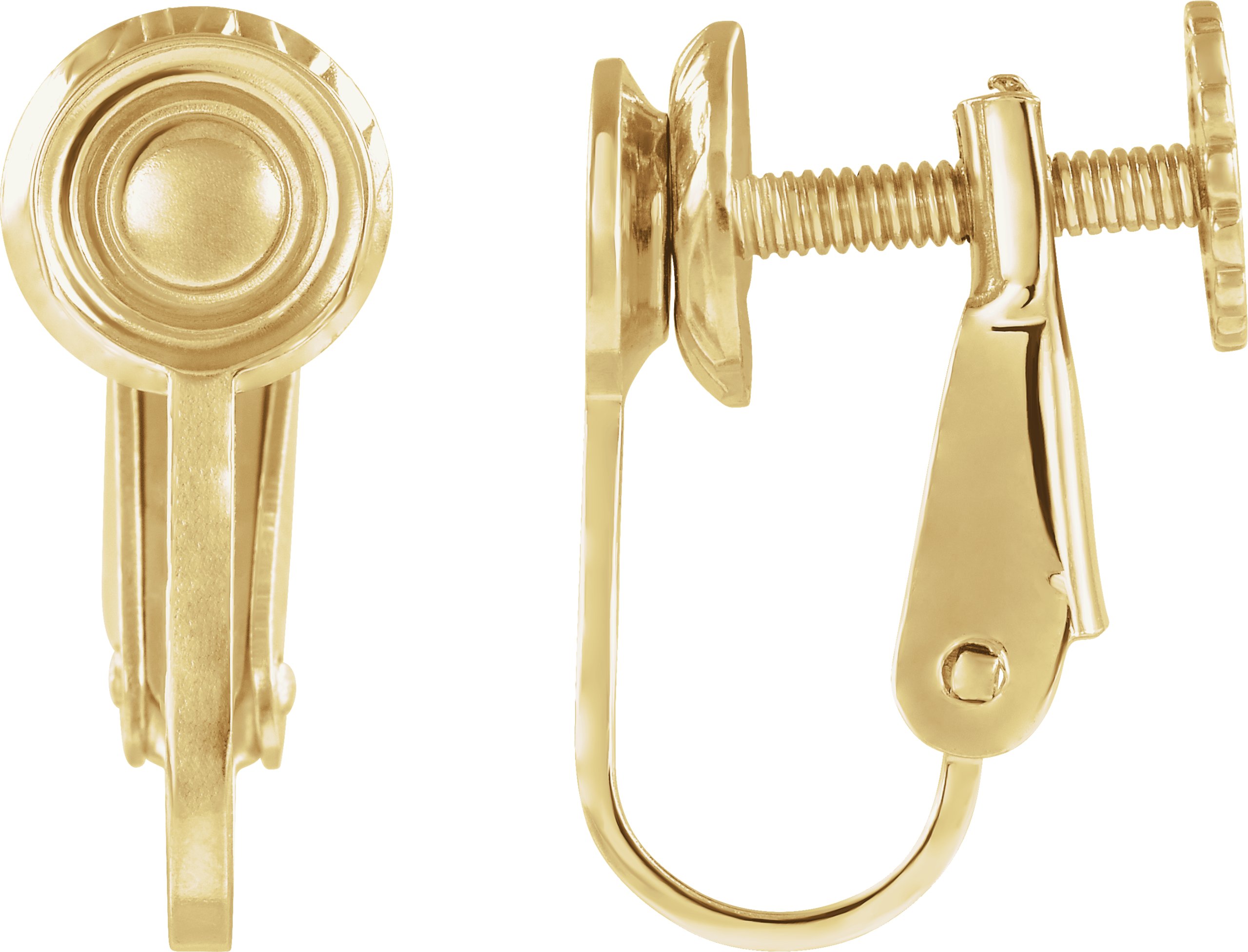 Pearl Screw-On Clip Back Earrings