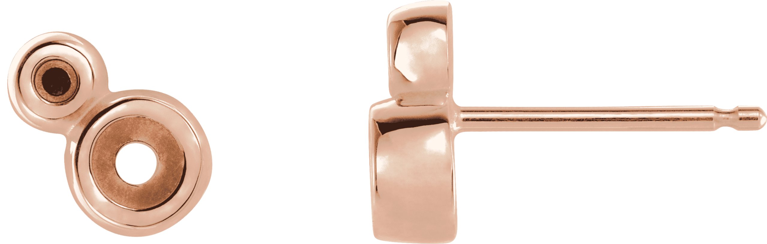 Accented Bezel-Set Earrings
