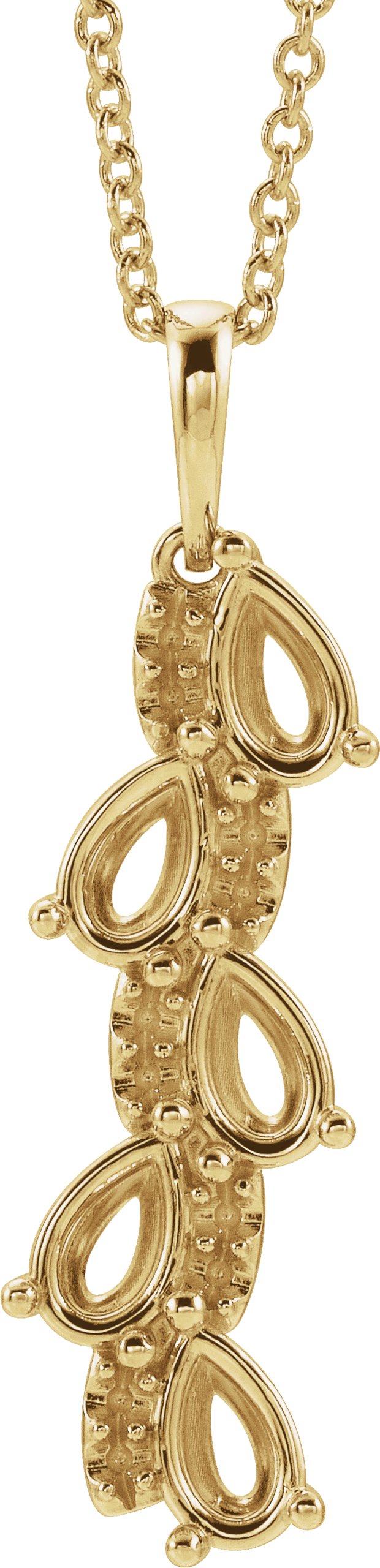 Accented Family Necklace or Pendant