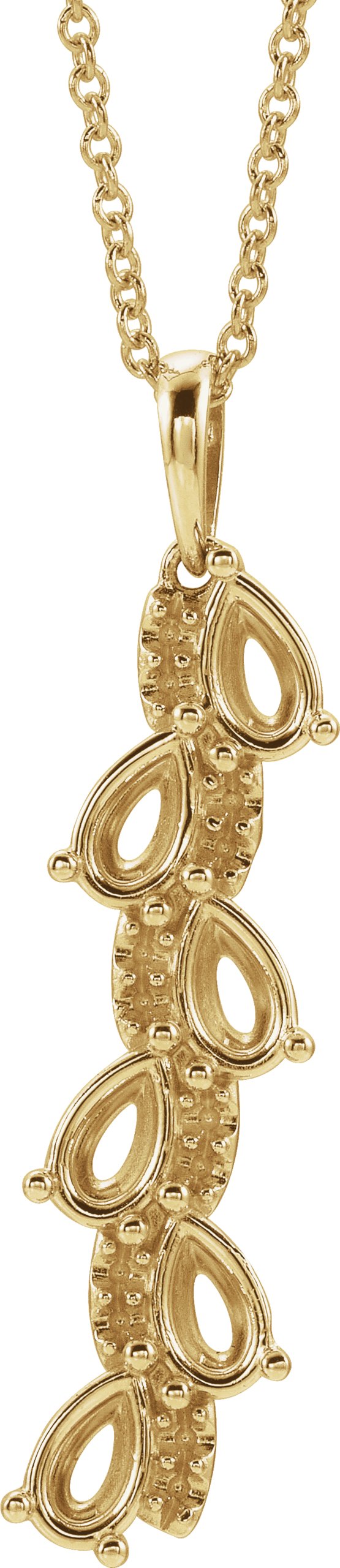 Accented Family Necklace or Pendant