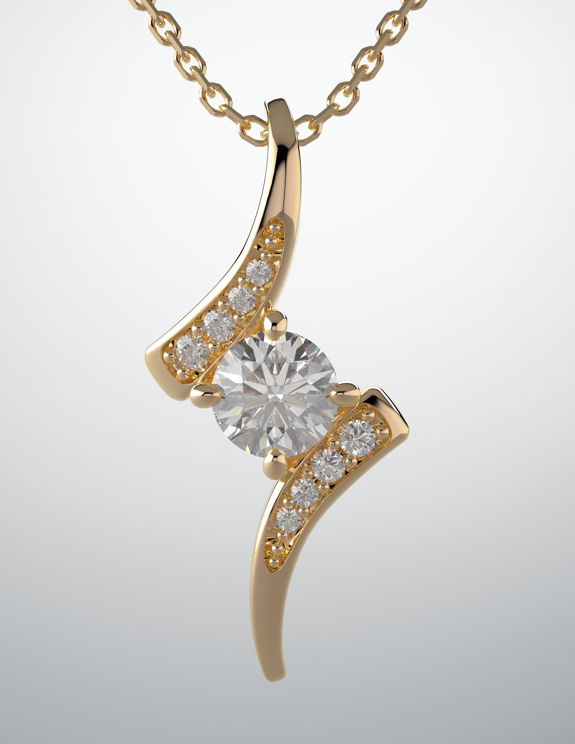 Diamond Fashion | Accented Pendant  