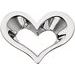 Platinum Heart Pendant  