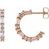 14K Rose .20 CTW Diamond Earrings Ref. 14440147