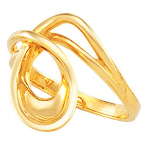 14K Yellow Freeform Ring
