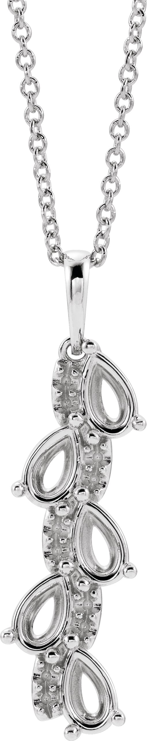 Accented Family Necklace or Pendant
