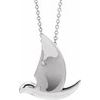 Sterling Silver Holy Spirit Dove 16 18 inch Necklace Ref. 15087498