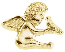 Angel with Dove Lapel Pin Ref 938554