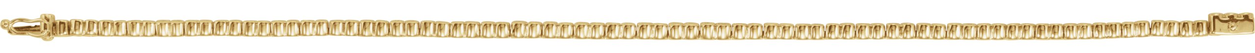 14K Yellow 2 CTW Diamond Line 7 Bracelet  