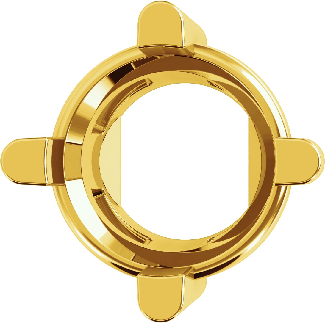 Round 4-Prong Slide Pendant
