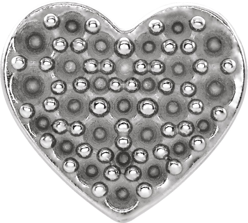 Pavé-Style Heart Trim