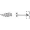 Sterling Silver Angel Wing Earrings Ref. 15158624