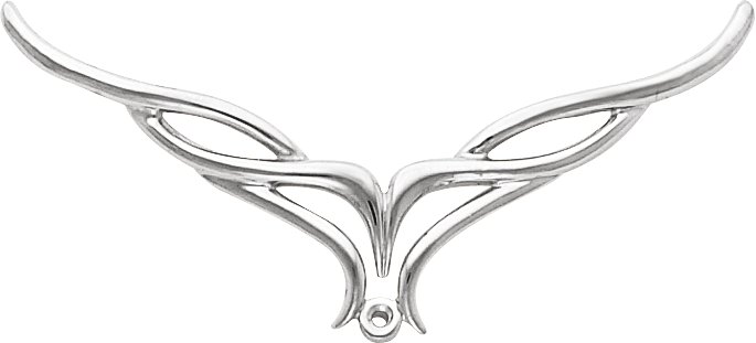 Freeform "V" Necklace Center