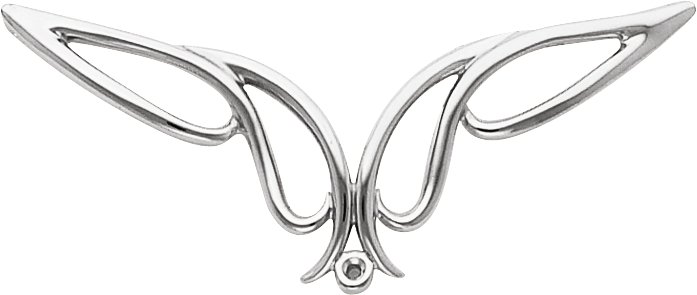 Freeform "V" Necklace Center