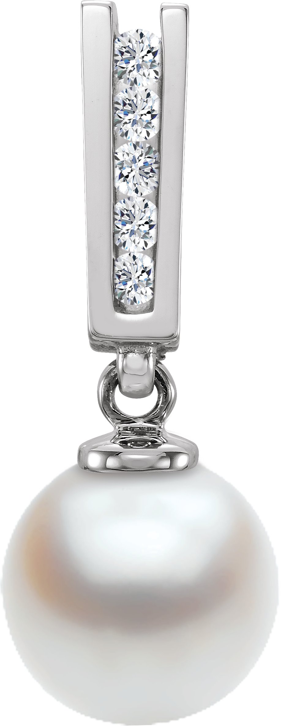 Bar Pearl Slide Pendant