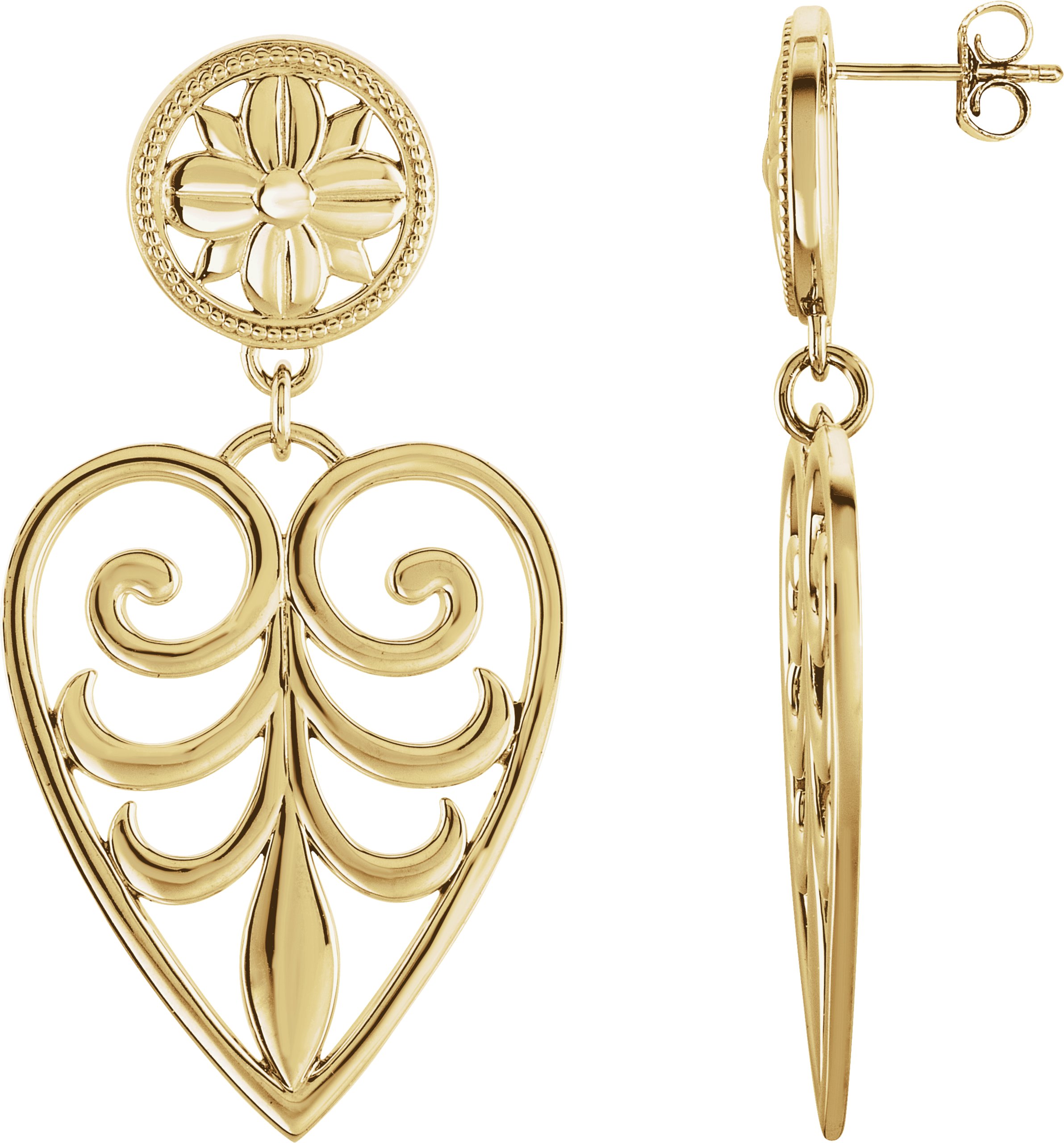 14k Yellow Gold