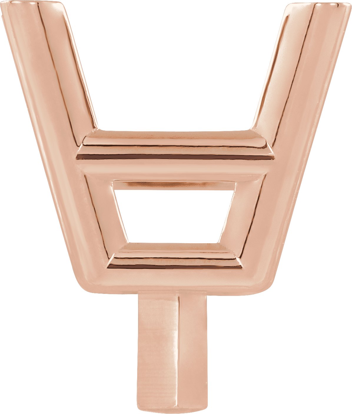 Square 4-Prong Peg Setting