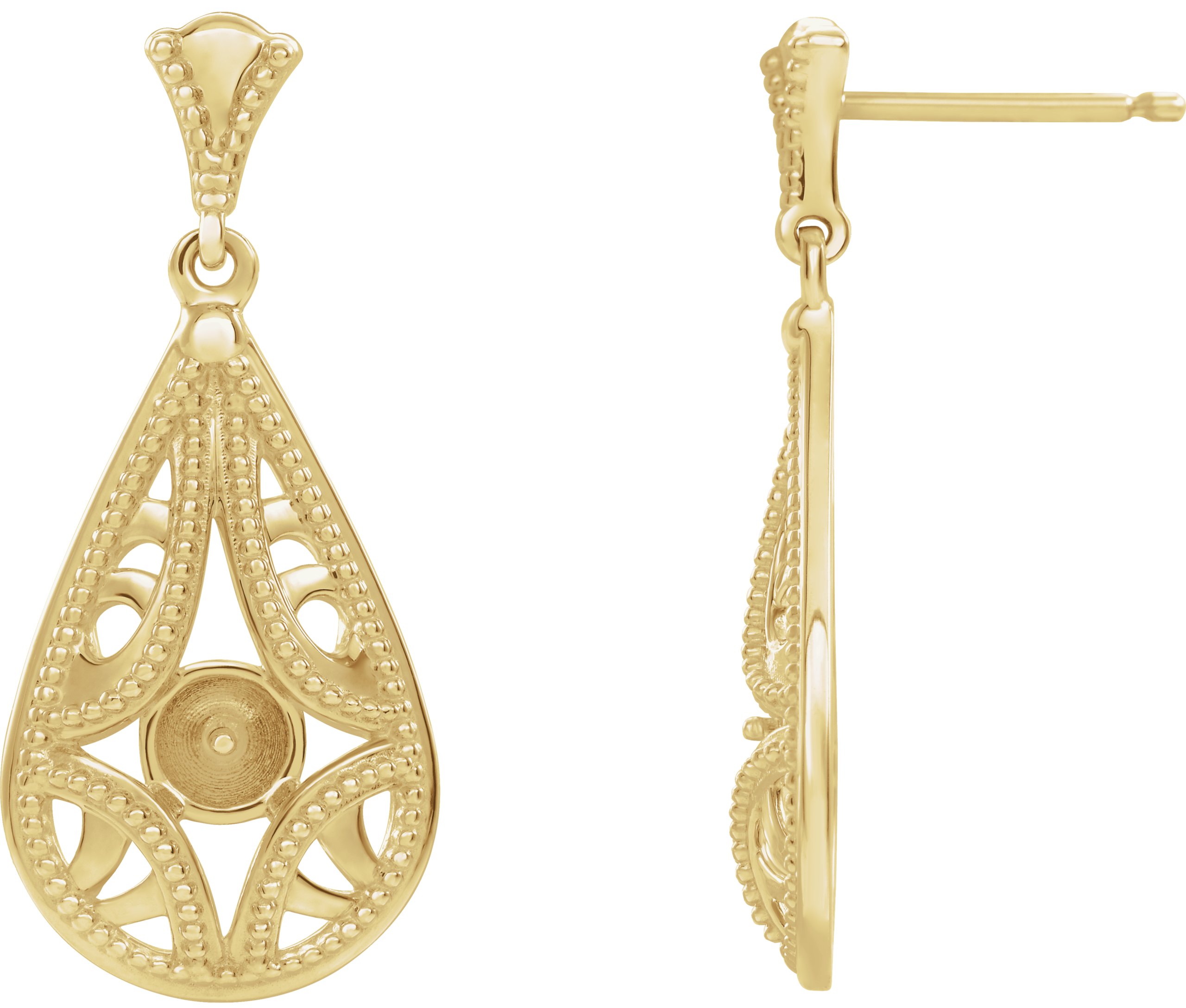 Vintage-Inspired Pearl Earrings