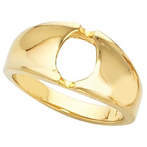 14K Yellow Freeform Remount Ring
