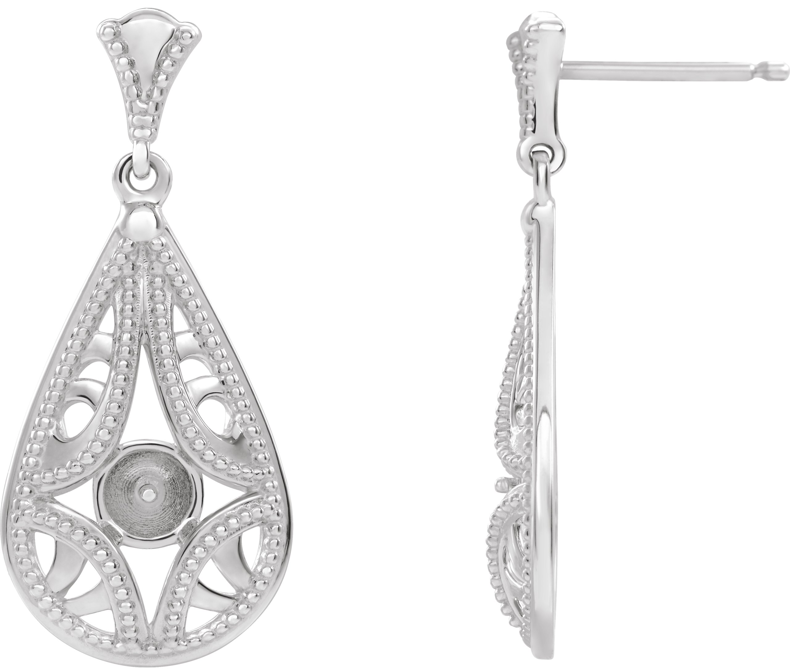 Vintage-Inspired Pearl Earrings