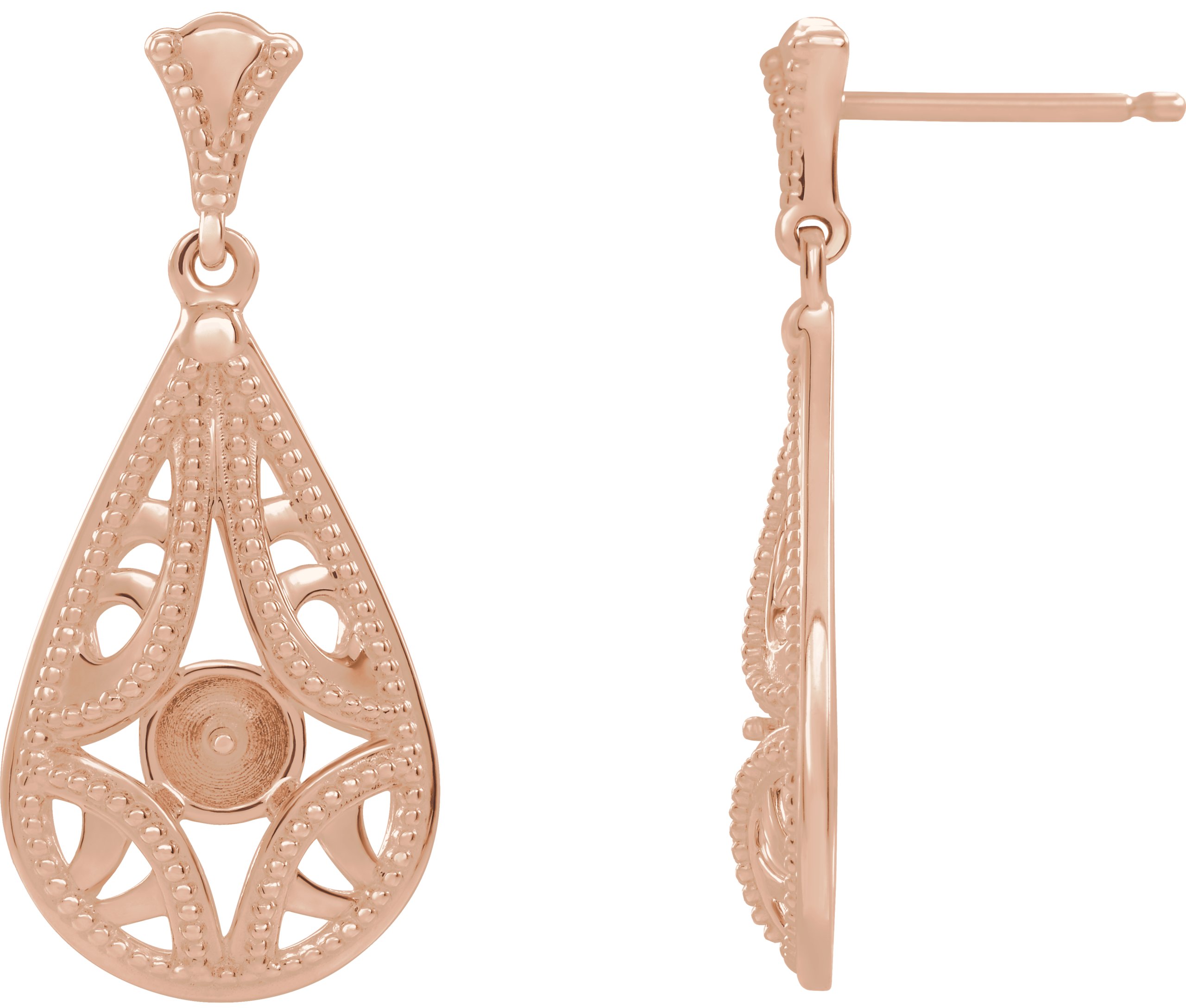 Vintage-Inspired Pearl Earrings